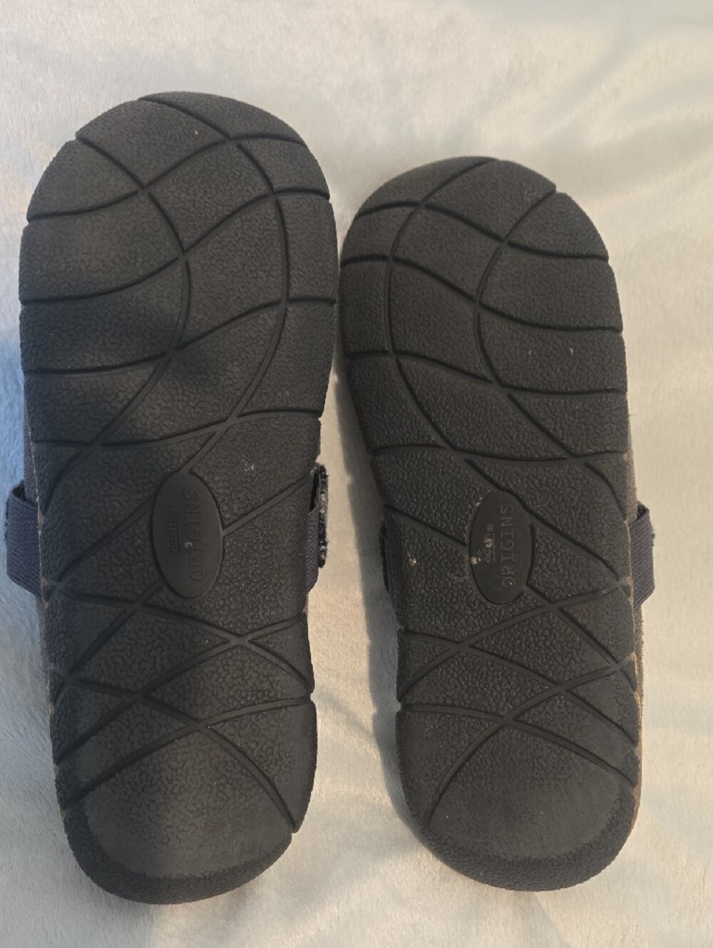 Earth Origins Lined Suede Slip-On Clogs with Patterned Strap - Picture 10 of 11